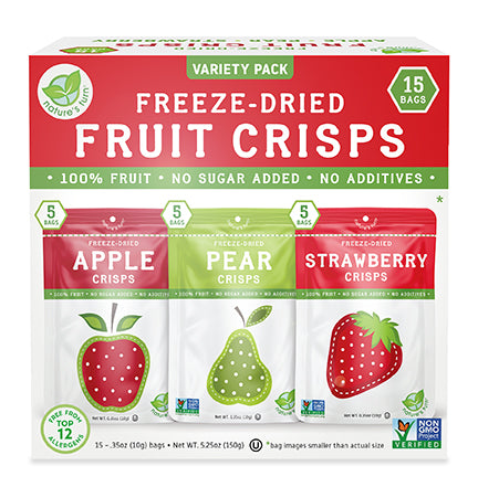 Freeze-Dried Fruit Crisps Lunchbox Snack Variety Pack – naturesturn.com