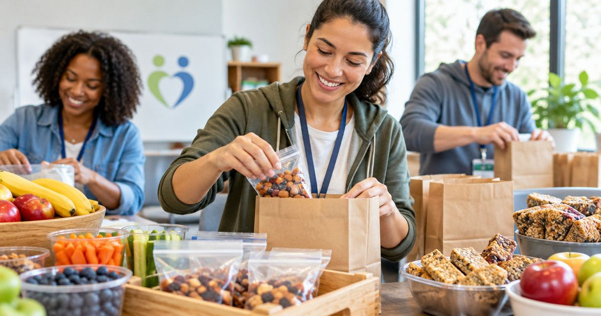 Healthy packaged snacks for parent volunteer days