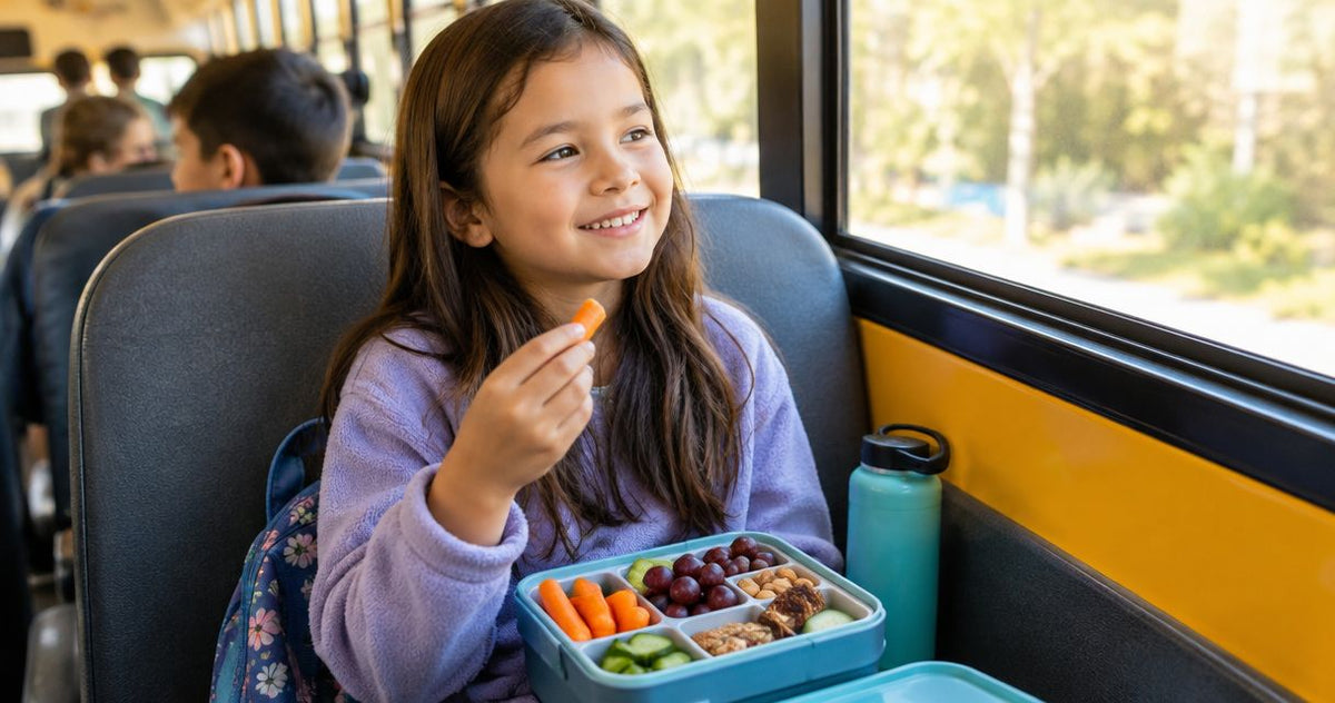 Healthy lunchbox snacks for school bus rides home