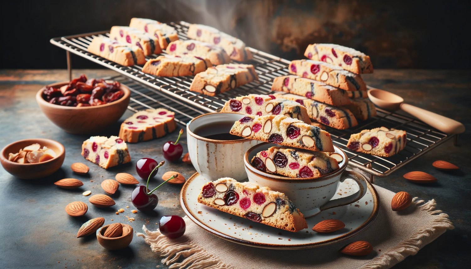 Cherry Almond Biscotti