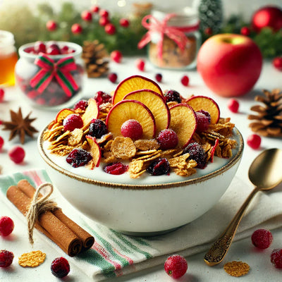 Cranberry Apple Granola Bowl: A Refreshing Holiday Treat