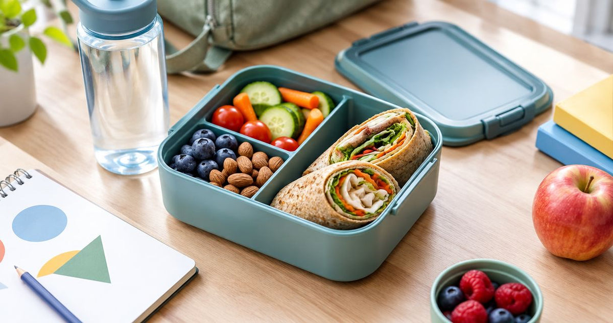 Healthy lunchbox snacks for a late school lunch break
