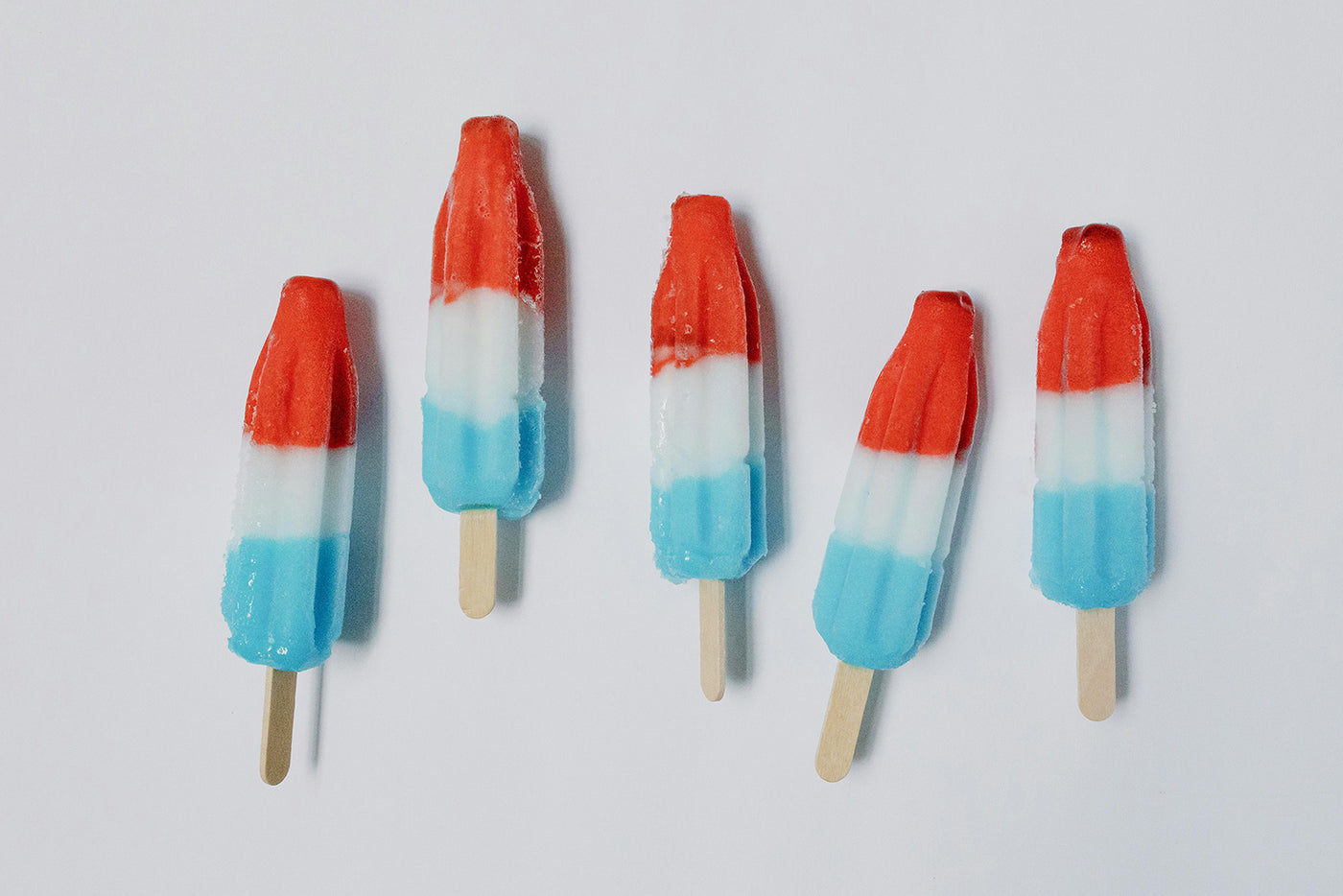 Red, White & Blue Popsicles