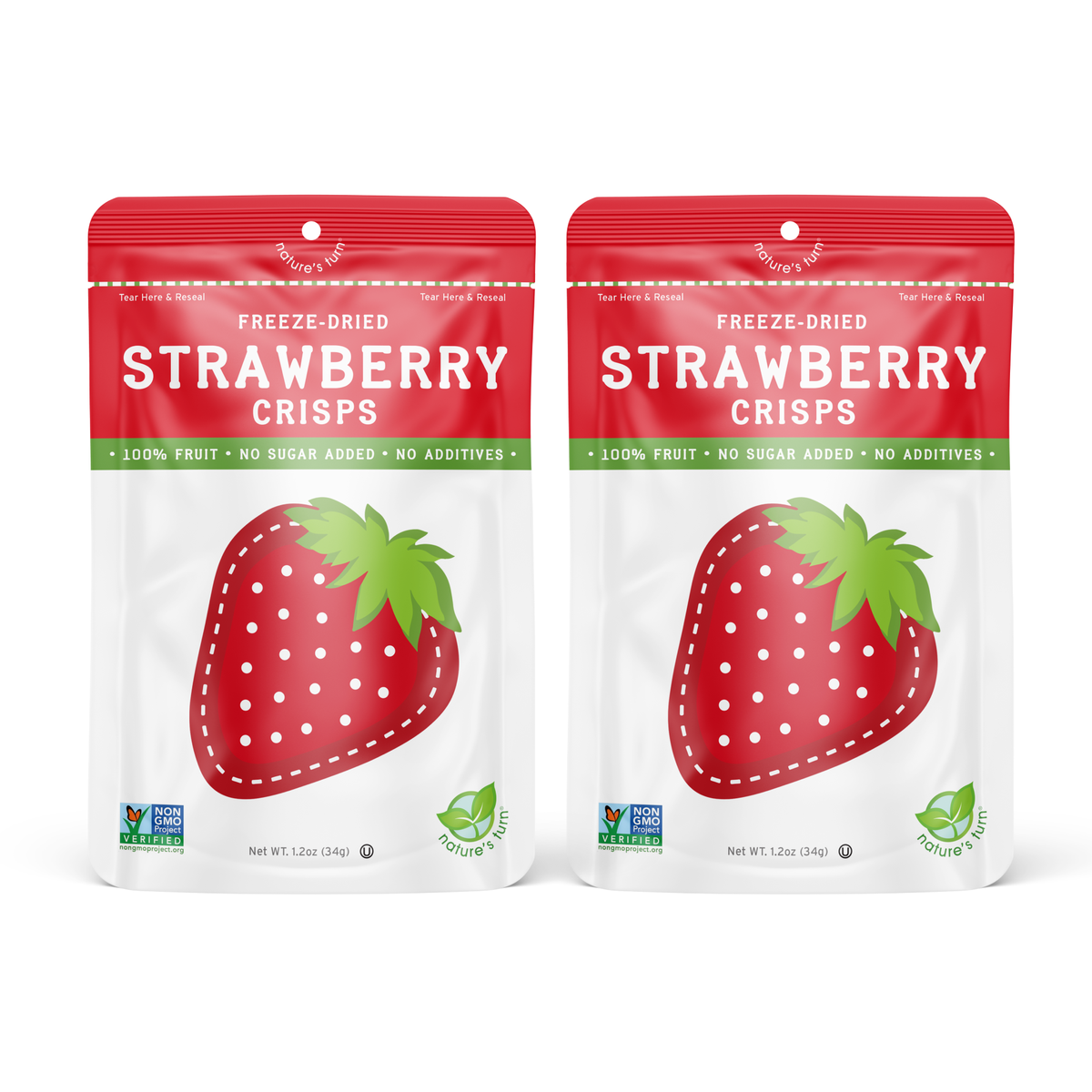 Freeze-Dried Strawberry Crisps – naturesturn.com