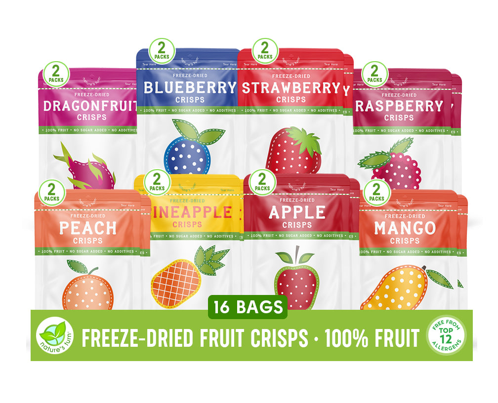 Freeze-Dried Fruit Crisps Superfruit Variety Pack – naturesturn.com