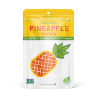 Nature's Turn Freeze-Dried Pineapple Crisps - Front of Package
